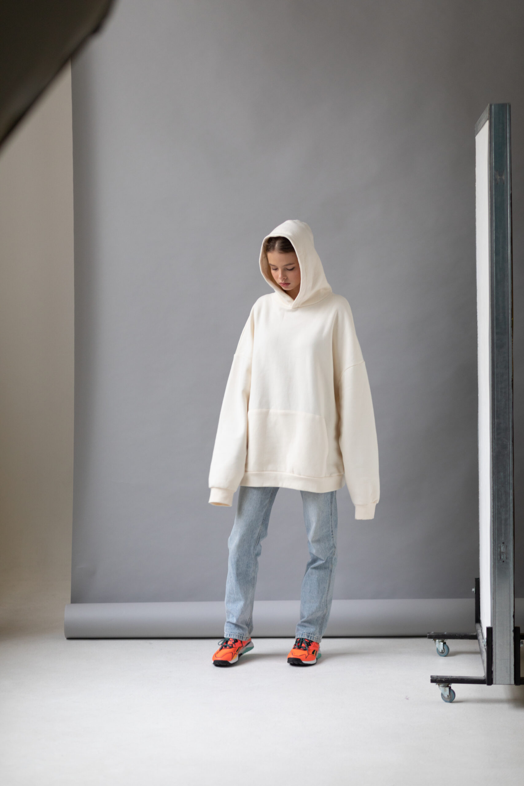 Boxy Hoodie — front